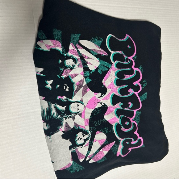 Pink Floyd Women's Black & Pink Hoodie Sweatshirt Size M Cod/1251 - Picture 7 of 7